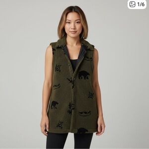 Sweet jessie woodsy fleece vest